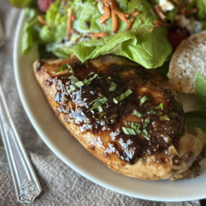 Raspberry Basil Chicken | Roots & Boots