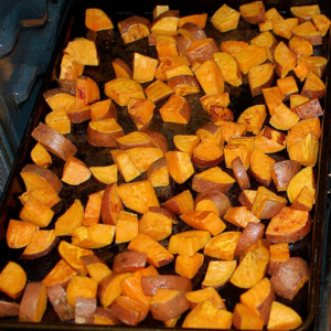 Roasted Veggies (and the dangers of heating olive oil)