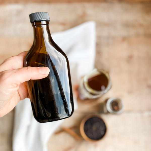 Homemade Elderberry Syrup | Roots & Boots