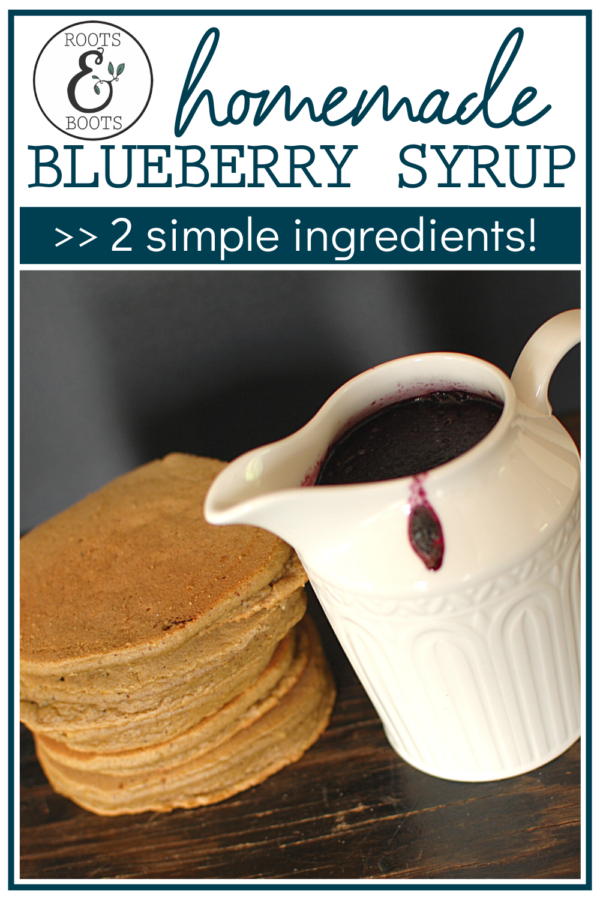 Simple Homemade Blueberry Syrup