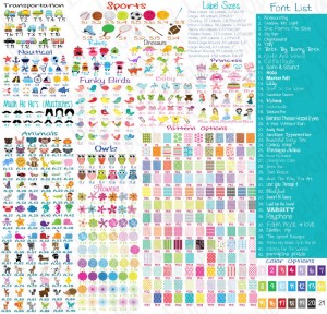 Lollipop Label options