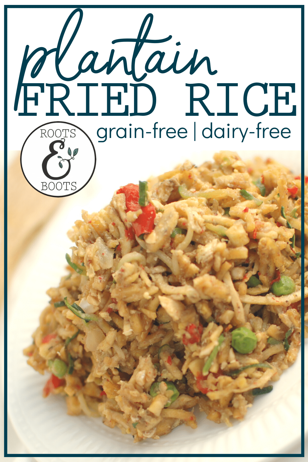 Plantain Fried Rice | Roots & Boots