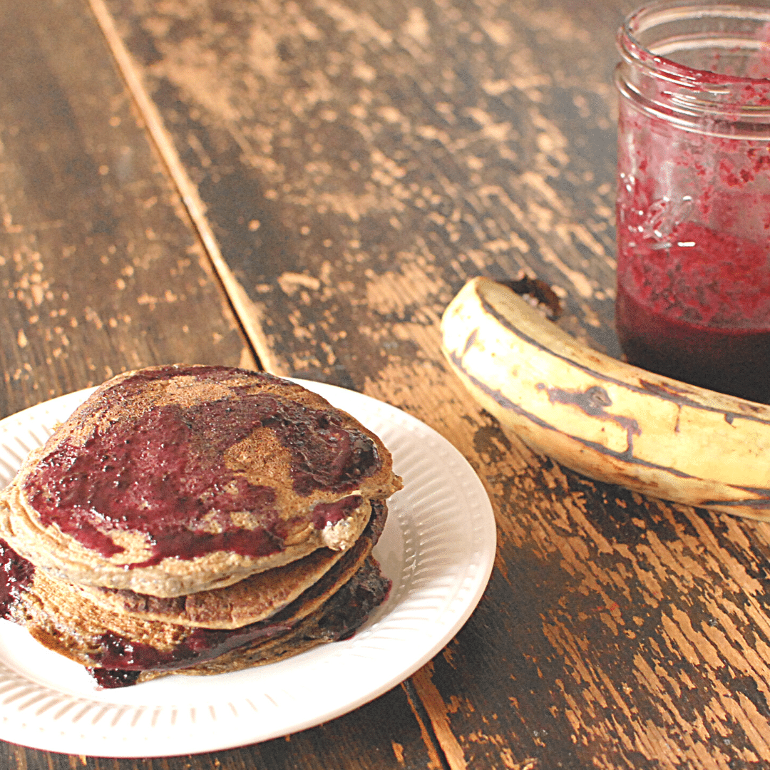 Paleo Plantain Pancakes | Roots & Boots