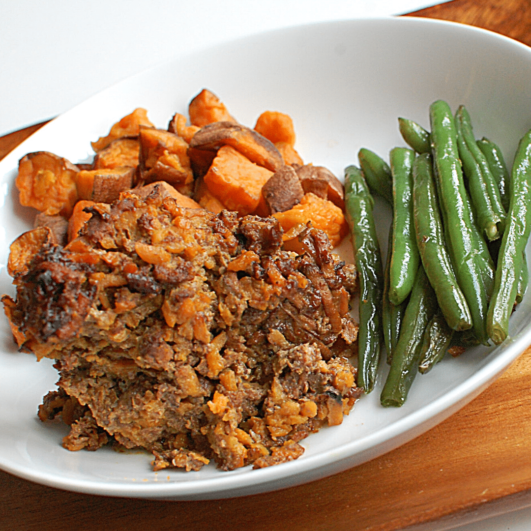 Paleo Crockpot Sweet Potato Meatloaf | Roots & Boots