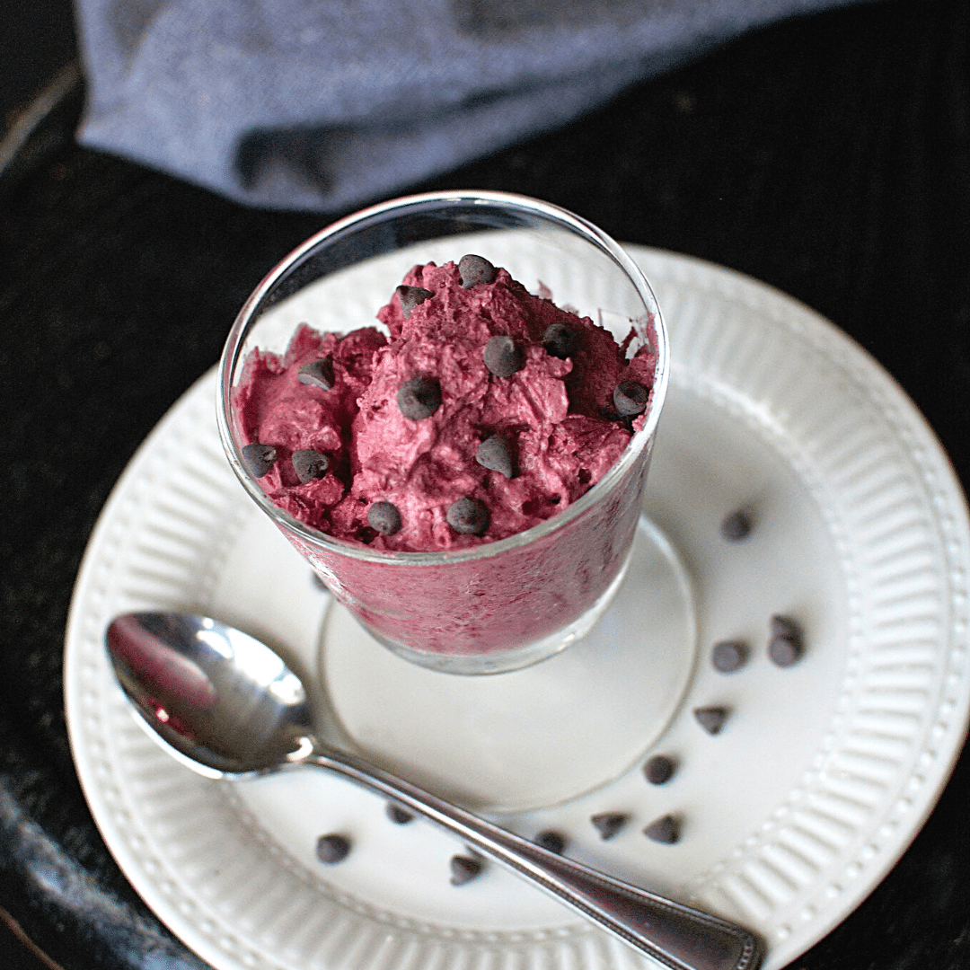 Mixed Berry Coconut Milk Ice Cream | Roots & Boots 