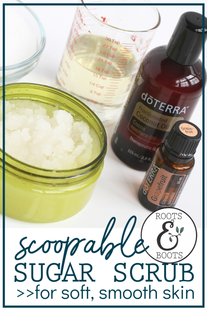 Homemade Soft Scrub Cleaner Recipe with Essential Oils