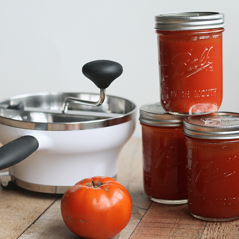 Basic Tomato Sauce For Canning Or Freezing | Roots & Boots