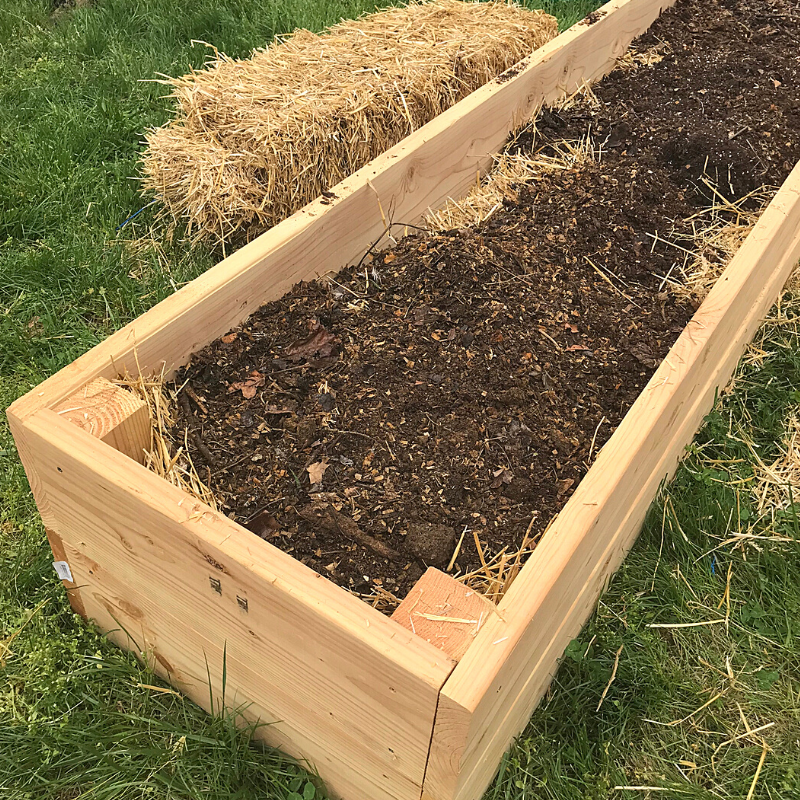 Hugelkultur Raised Garden Beds | Roots & Boots