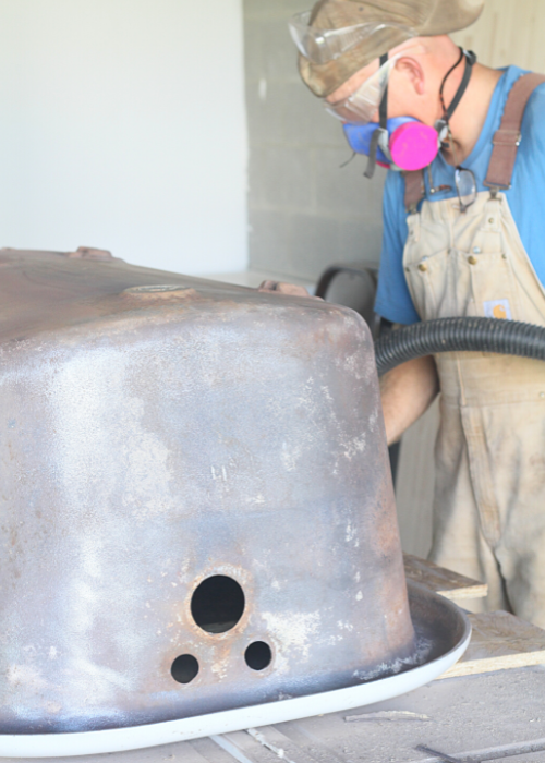 How to Refinish a Vintage Claw Foot Tub