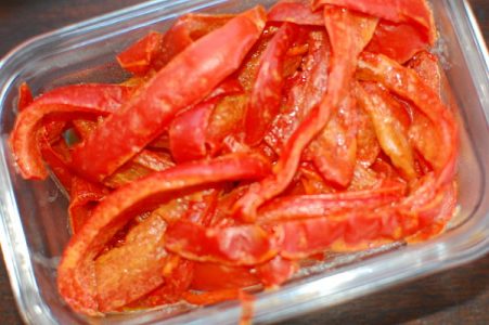 Sauteed Red Peppers