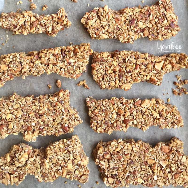 Oven Baked Paleo Vanilla Nut Granola | Yankee Homestead