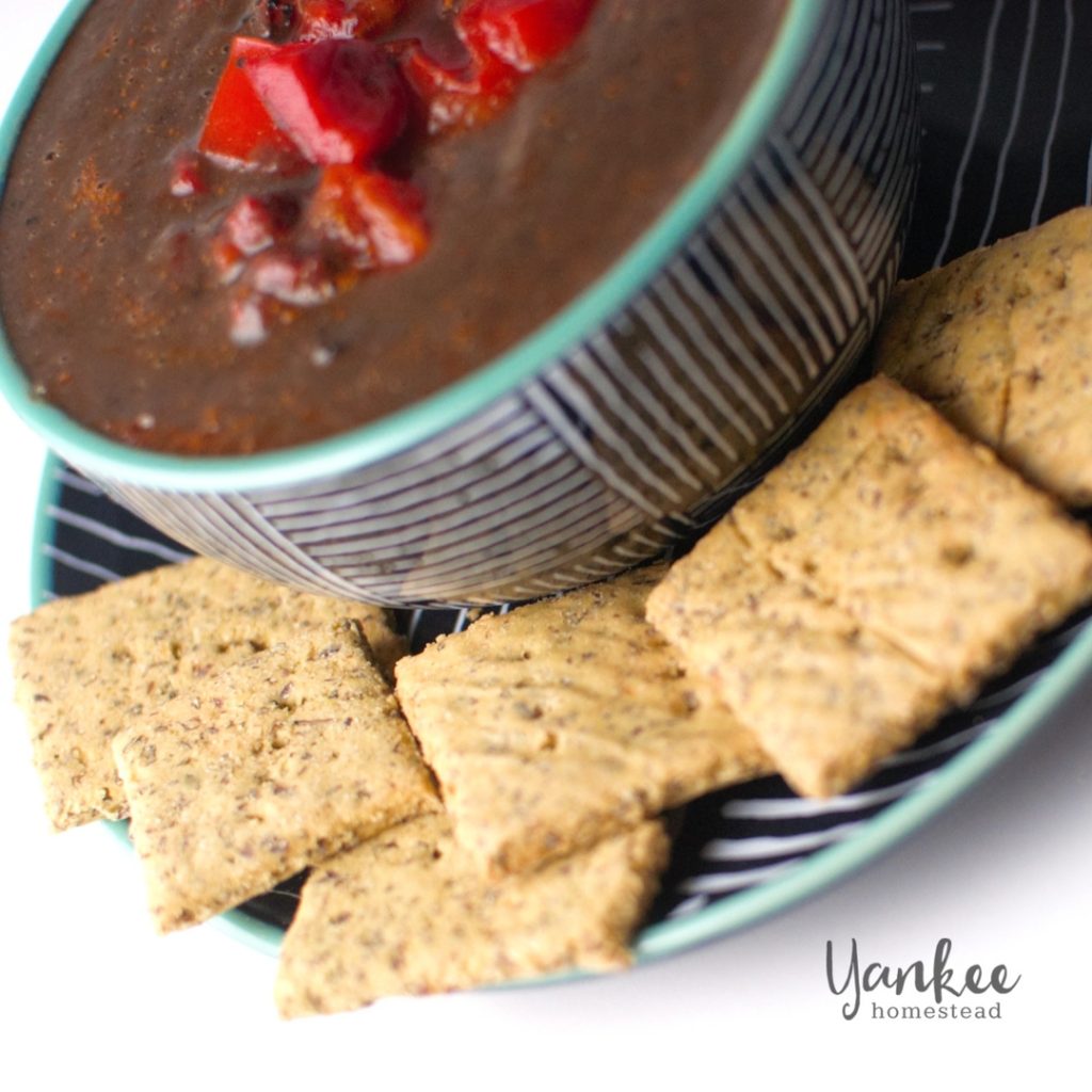 Gluten Free Homemade Crackers with Fava Flour | Yankee Homestead