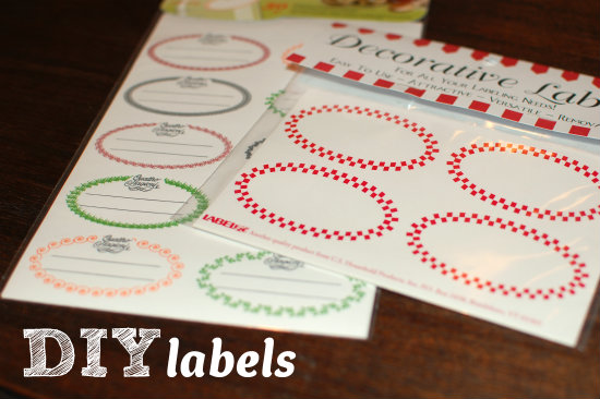 DIY labels