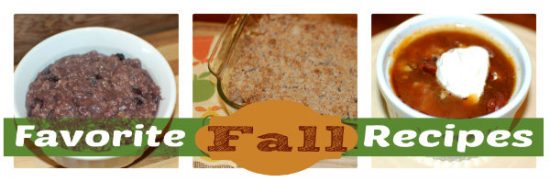 Favorite Fall Recipes