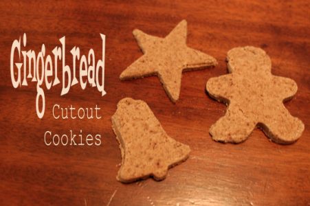 Gingerbread Cutout Cookies