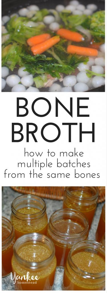 How to Make Multiple Batches of Bone Broth from the Same Bones | Yankee Homestead