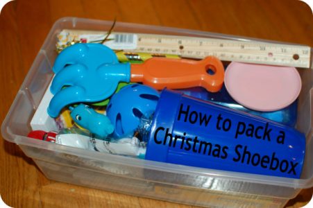 How to Pack a Christmas Shoebox