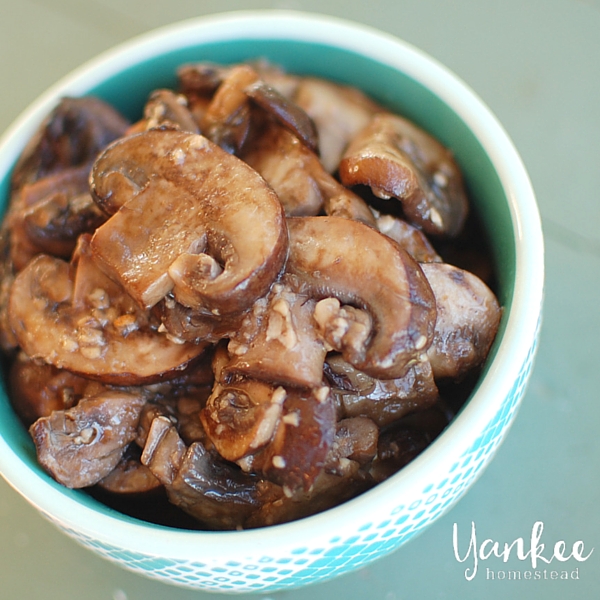 Sauteed Baby Mushrooms