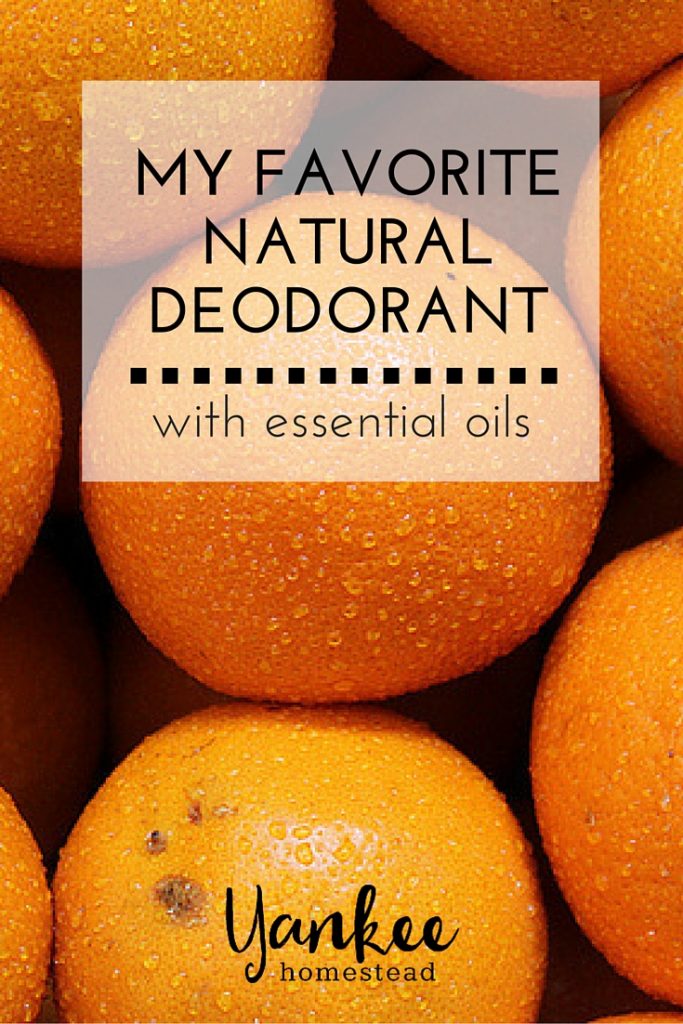 All you need are a few essential oils and a carrier oil to make this awesome, natural deodorant that really works!