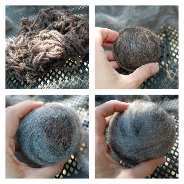 how to make roving wool