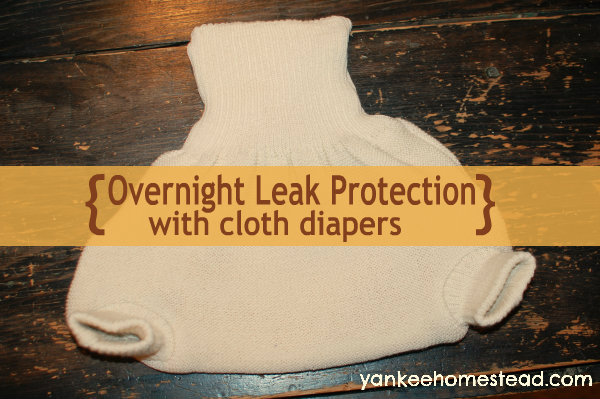 Overnight Leak Protection with Cloth Diapers