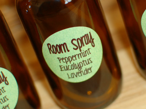 Room Spray Label from The Lollipop Shop