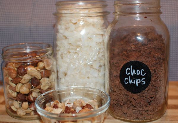 Trail Mix with coconut and chocolate