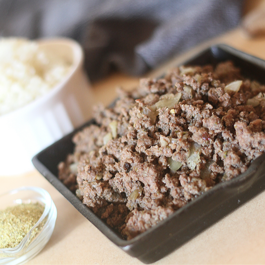 Adobo Beef with Cauli Rice