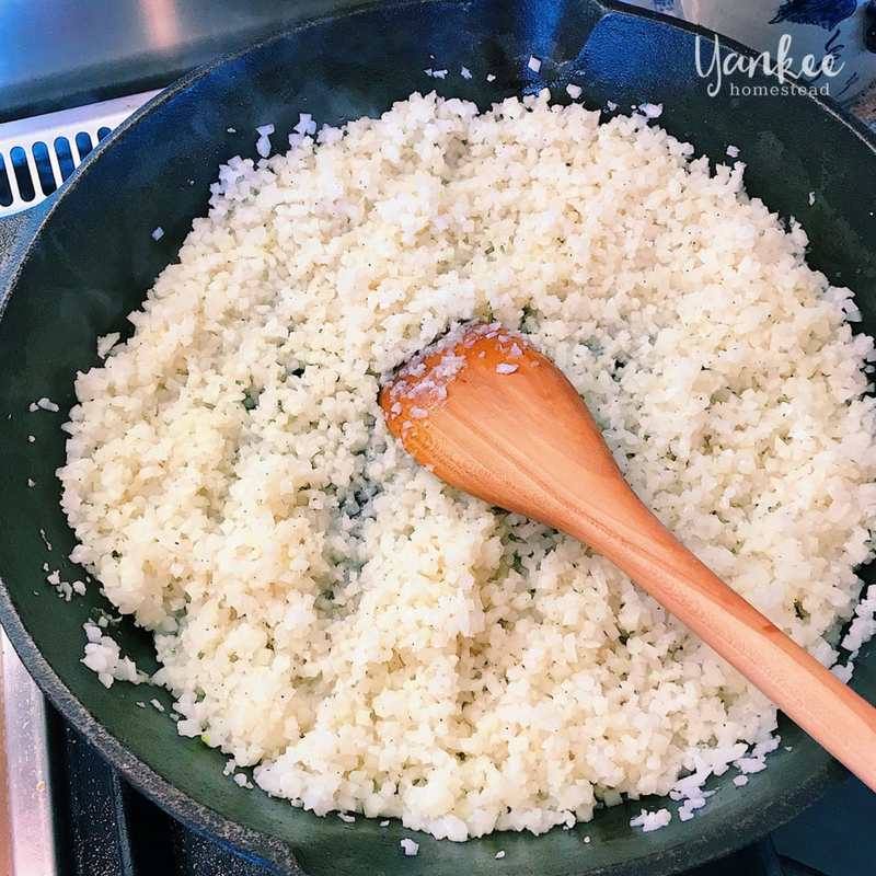 Paleo Adobo Beef with Cauli Rice | Yankee Homestead