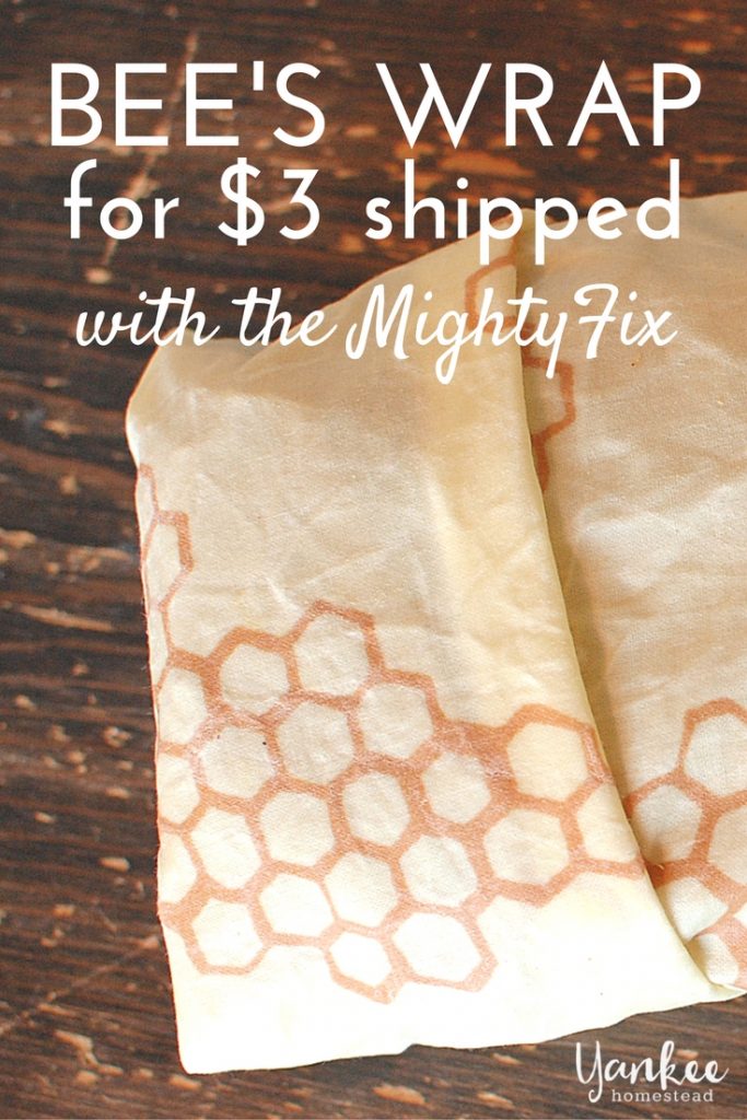 Get a set of Bee's Wrap, a natural and nontoxic alternative to plastic wrap, for just $3 (including shipping)!