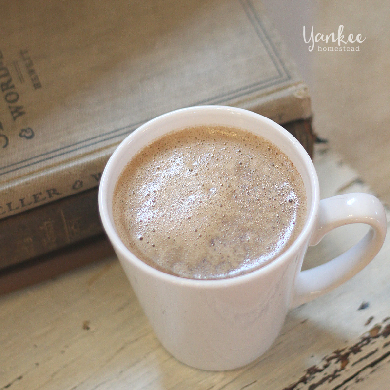 Paleo Bulletproof Cacao Latte | Yankee Homestead
