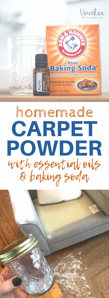 DIY Carpet Freshener with Essential Oils | Yankee Homestead
