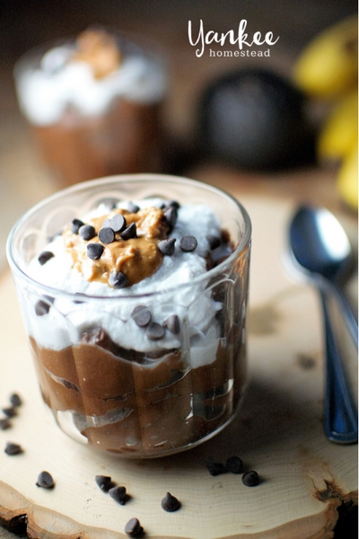 Chocolate Peanut Butter Pudding | Yankee Homestead