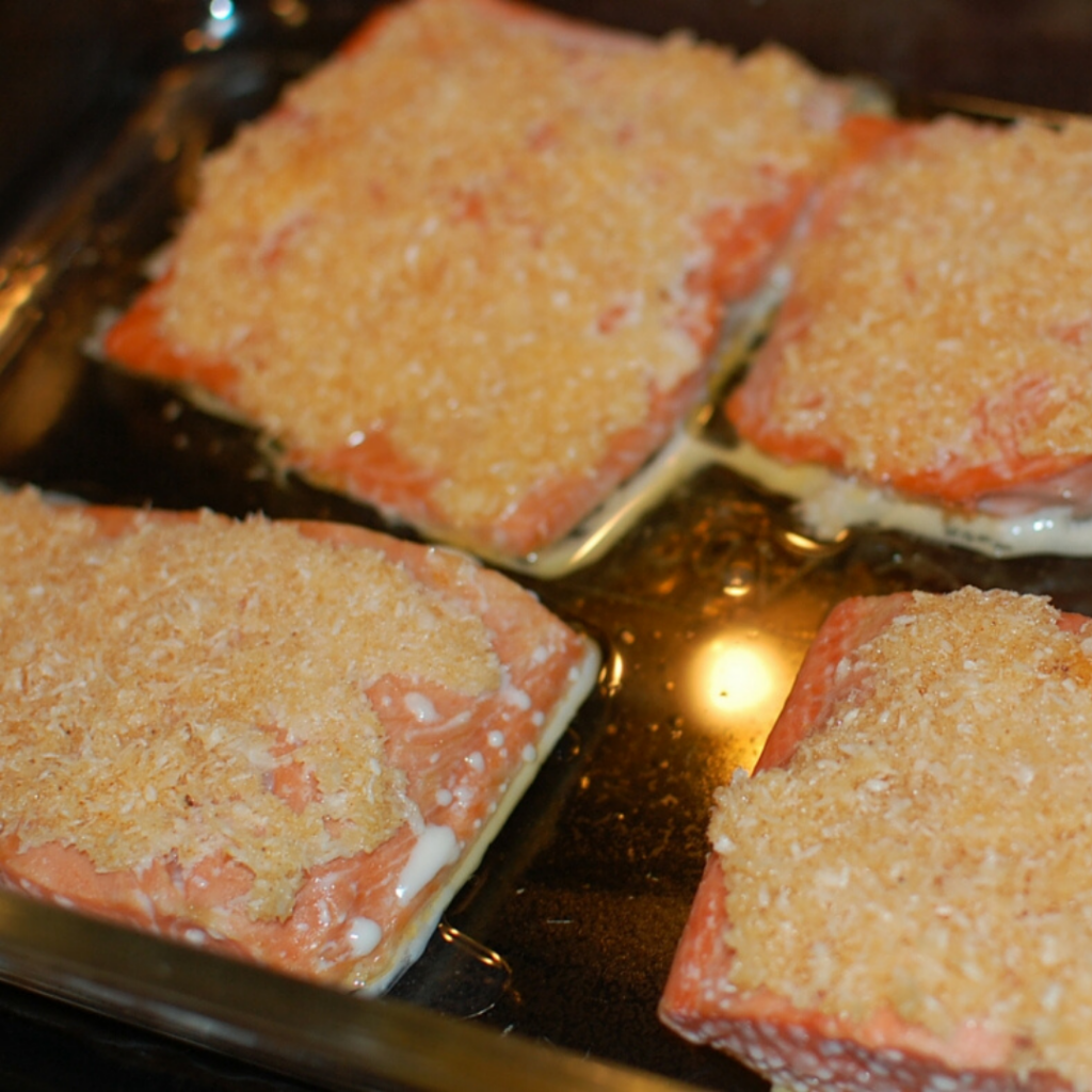 Coconut Crusted Salmon