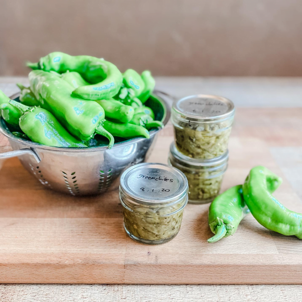 Canning Diced Green Chiles