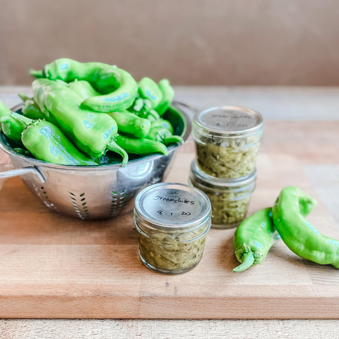 Canning Diced Green Chiles