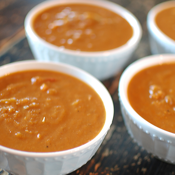 Hearty Lentil Soup with Balsamic Glaze is gluten-free and meat-free, but still delicious and filling.