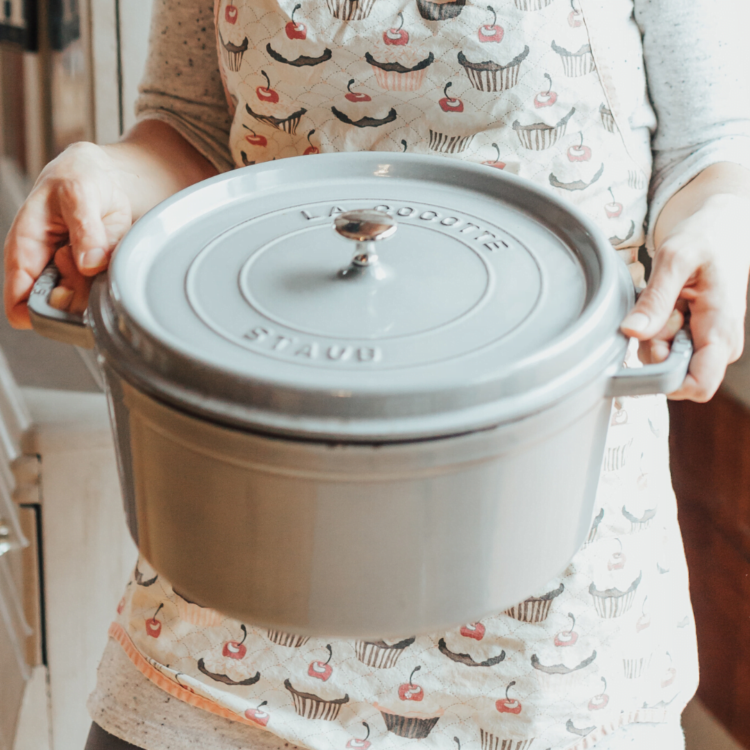 Crock-Pot 5 Quart Round Enamel Cast Iron Covered Dutch Oven Food Cooker,  Blue - Yahoo Shopping