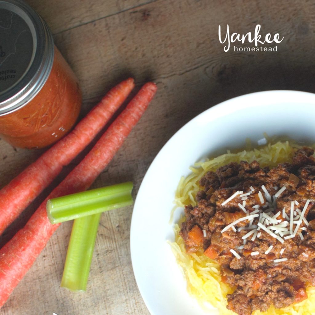 Paleo Ragu Meat Sauce | Yankee Homestead