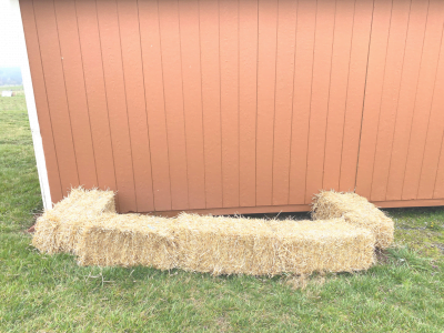 DIY Straw Bale Cold Frame
