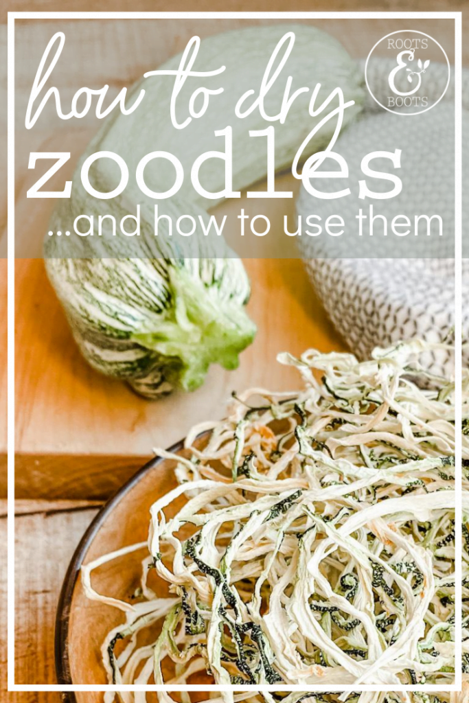 How to Dry Zucchini Noodles | Roots & Boots