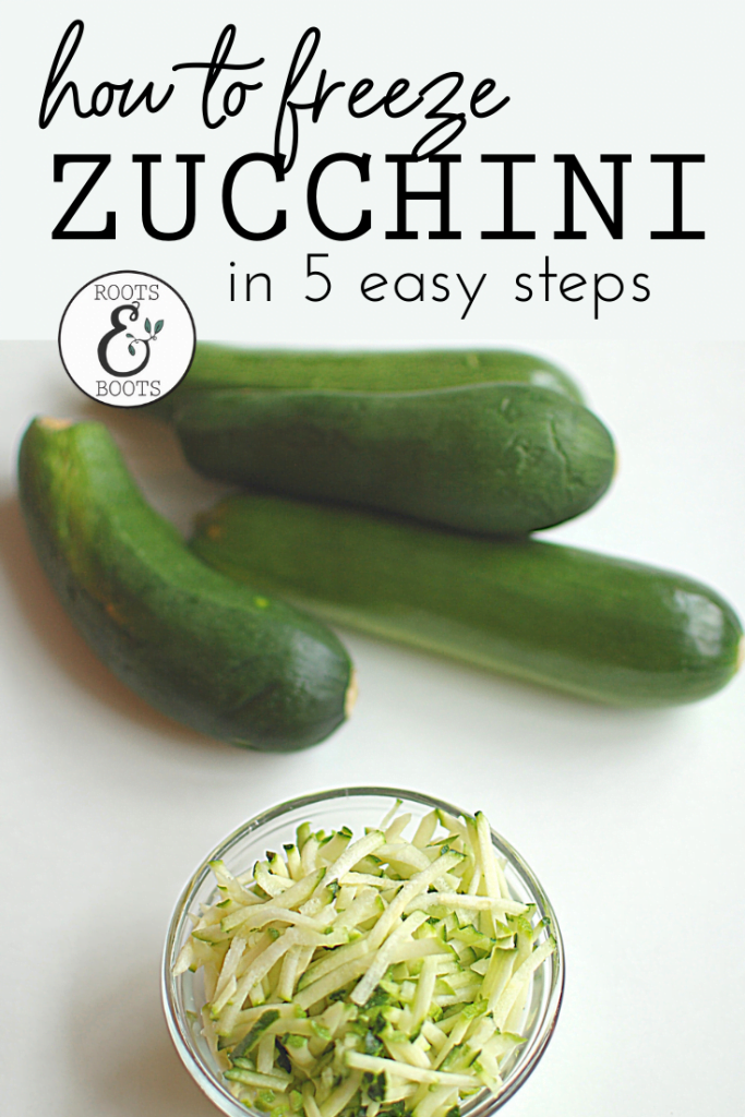 How to Freeze Zucchini in 5 Easy Steps | Roots & Boots