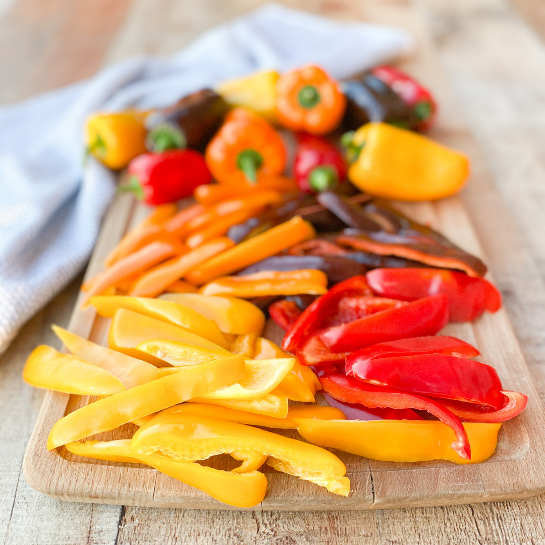 How to Freeze Bell Peppers - Roots & Boots