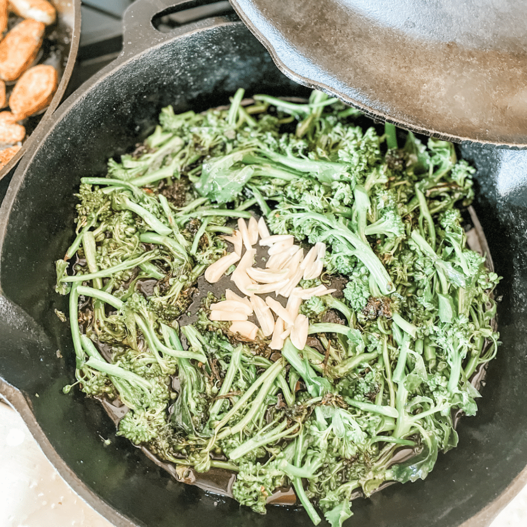 Charred Broccoli with Garlic | Roots & Boots