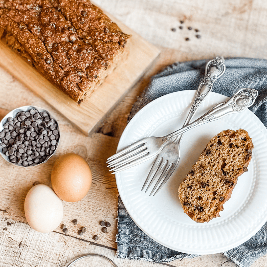 Paleo Chocolate Chip Pumpkin Bread | Roots & Boots