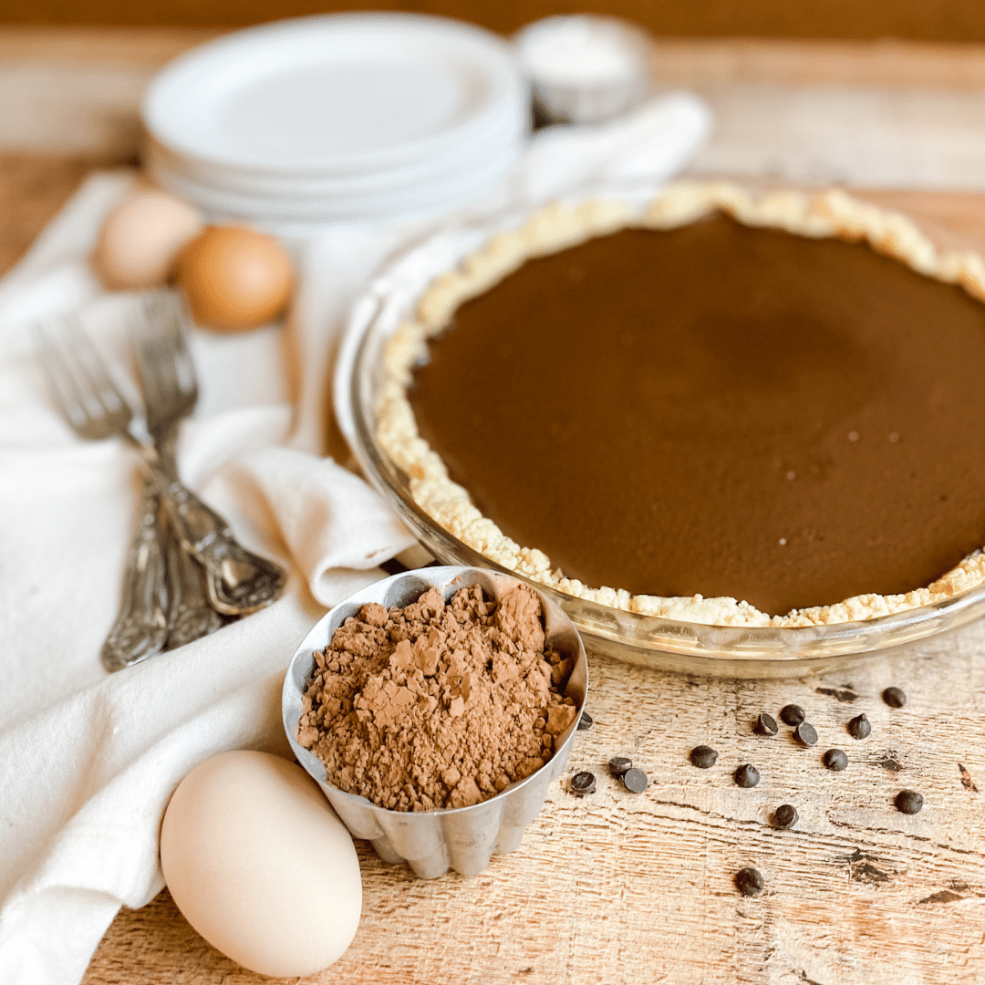 Paleo Chocolate Pie with Gelatin | Roots & Boots