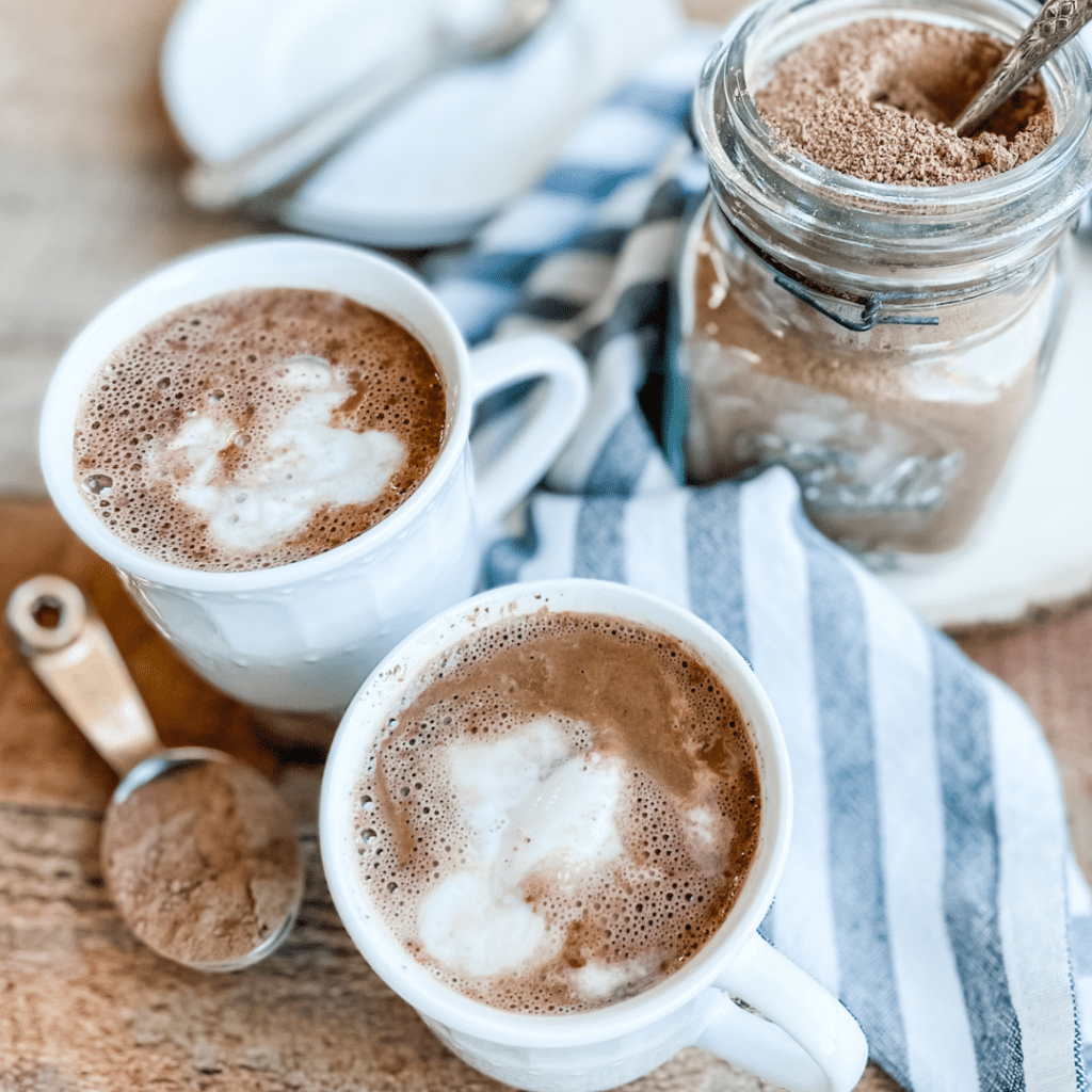 Hot chocolate mix with coconut 2025 milk powder