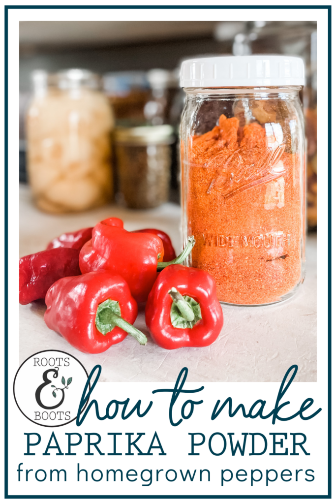 How to Make Paprika Powder Roots & Boots