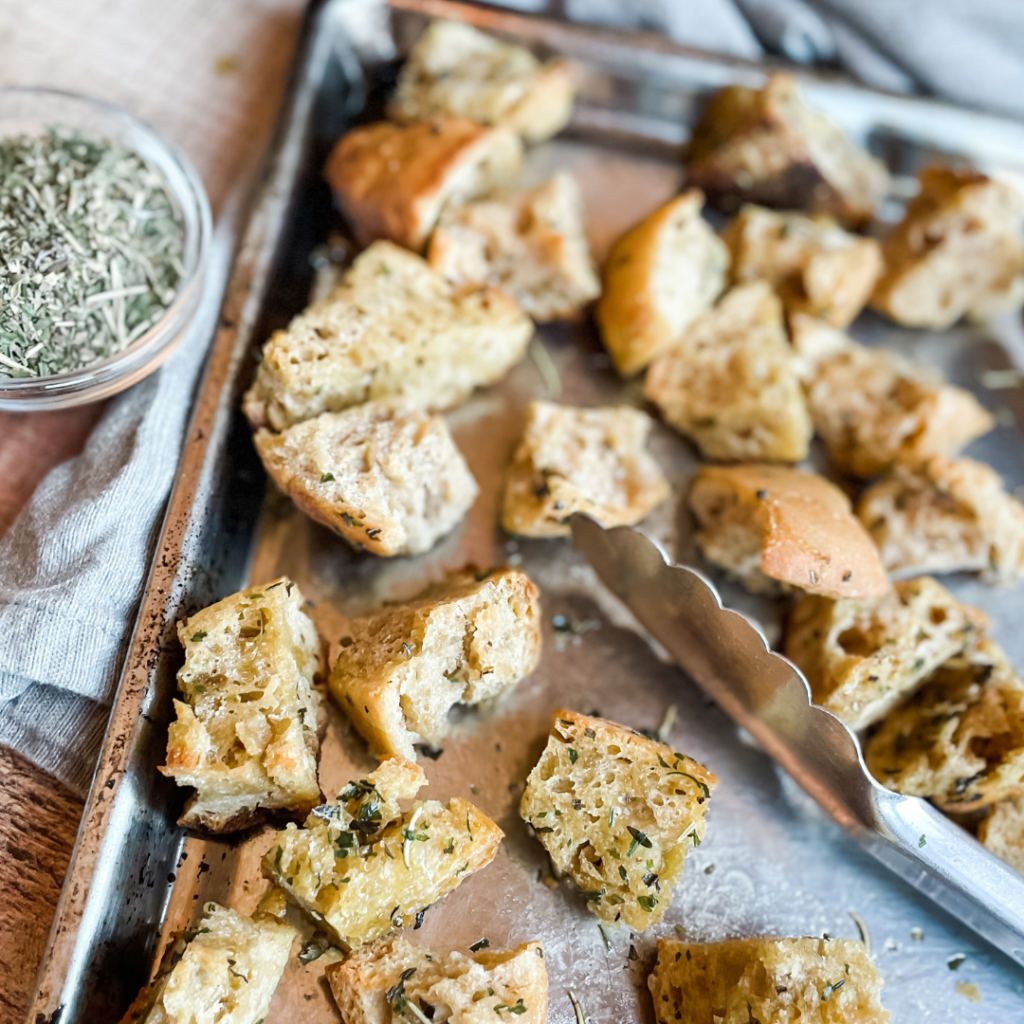 Sourdough Croutons | Roots & Boots