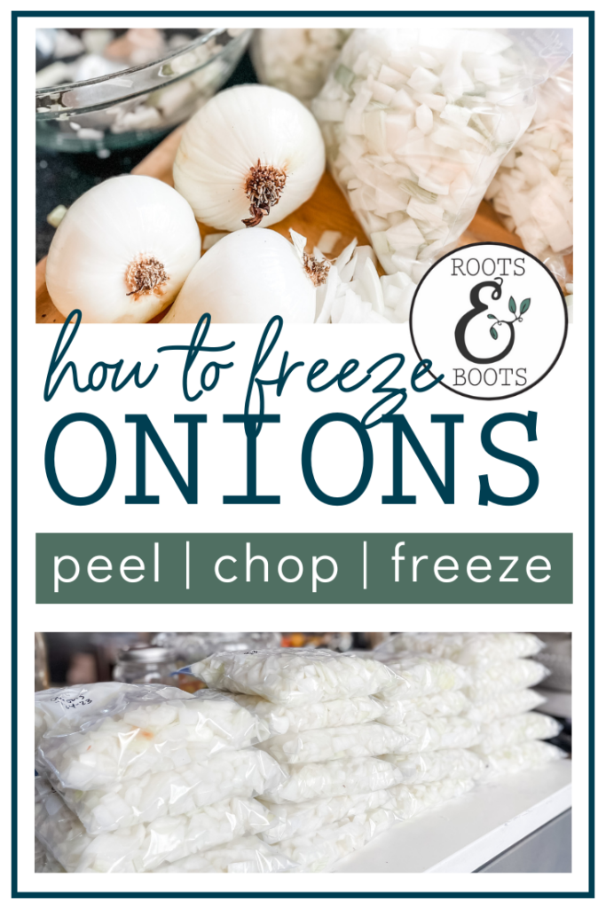 How to Freeze Onions Roots & Boots